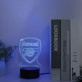 Load image into Gallery viewer, 3D Optical Illusion Night Lamp - Kiddi Craze - Arsenal Light Blue
