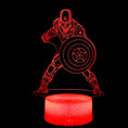 Load image into Gallery viewer, 3D Optical Illusion Night Lamp - Kiddi Craze - Captain America Light Red
