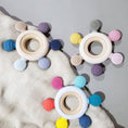 Load image into Gallery viewer, Baby Teething Rudder Ring - Kiddi Craze - 3 Baby Teething Rudder Ring all different colours 
