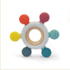 Baby Teething Rudder Ring - Kiddi Craze - Baby Teething Rudder Ring - pink, orange, yellow, dark blue, light blue, baby blue