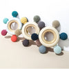 Baby Teething Rudder Ring - Kiddi Craze - Baby Teething Rudder Ring Multiple Colours 