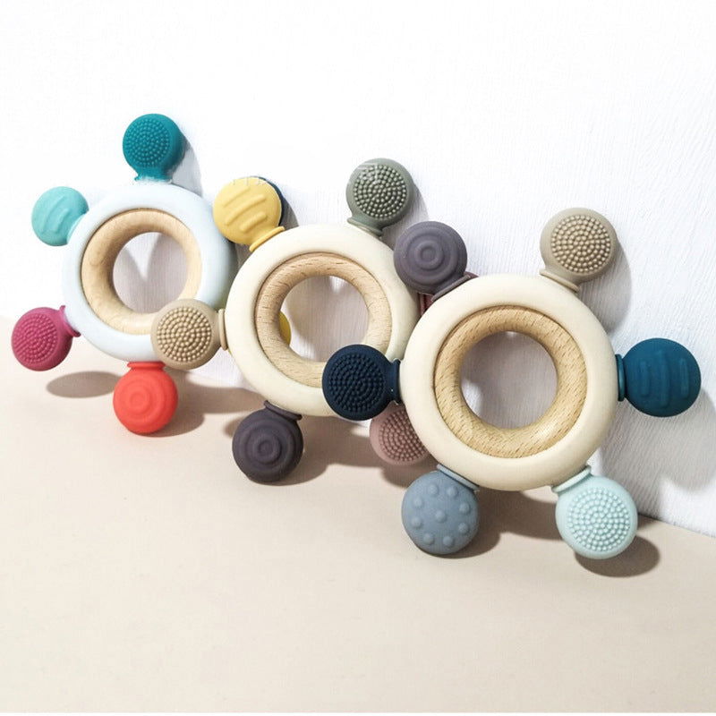 Baby Teething Rudder Ring - Kiddi Craze - Baby Teething Rudder Ring Multiple Colours 