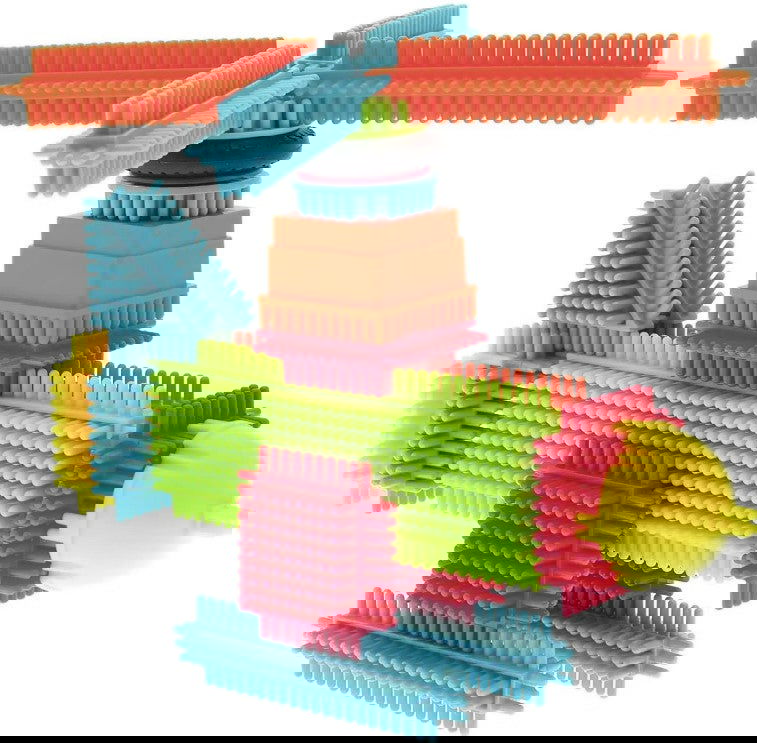 Bristle Blocks - Kiddi Craze - Helicopter Bristle Blocks