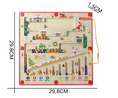 Load image into Gallery viewer, Christmas Pattern Maze Game - Kiddi Craze - Size of the Christmas magnetic board

