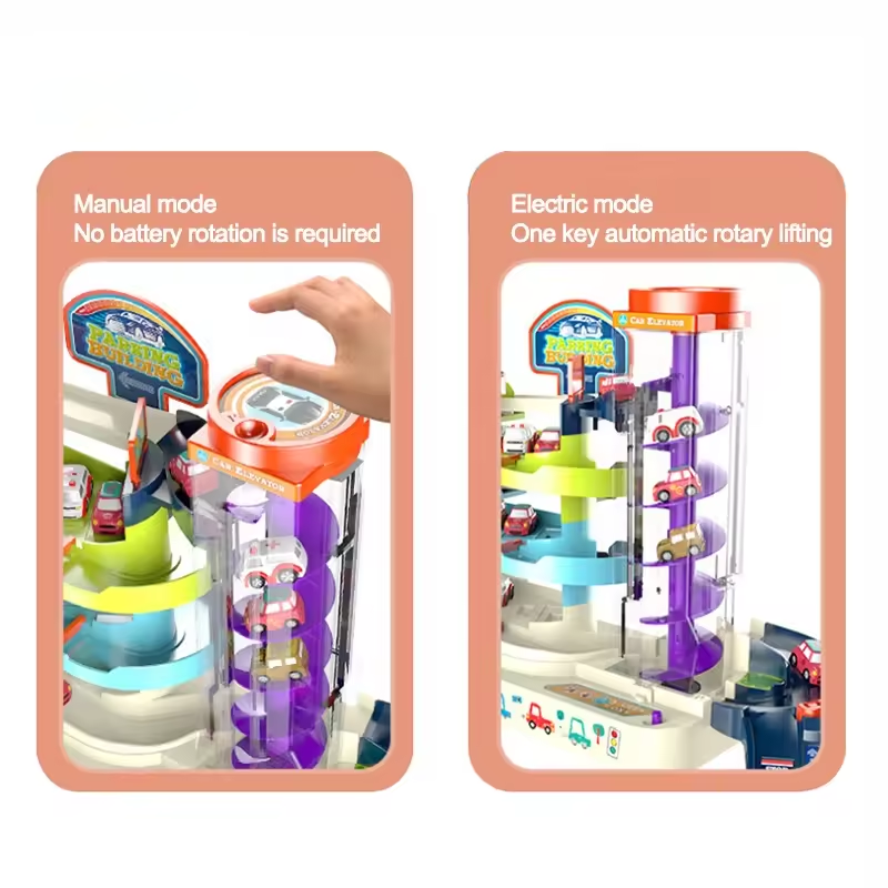 City Garage Adventure - Kiddi Craze - 2 Modes: Manual and Electric 