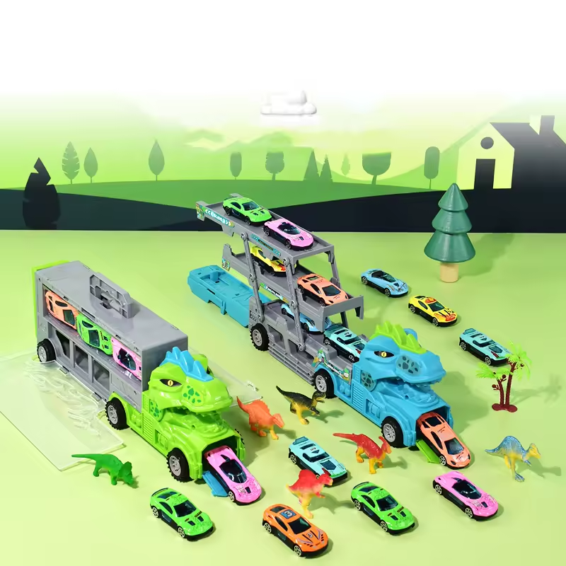 Dinosaur Car Track Ejector - Kiddi Craze - Dinosaur Car Track Ejector Effect