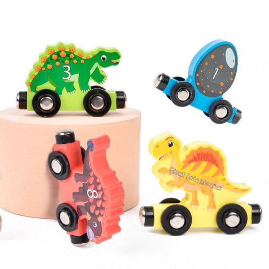 Dinosaur Magnetic Train - Kiddi Craze - Magnetic Dino with numbers 