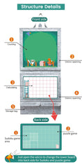 Load image into Gallery viewer, Hanging Board – My Primary Math - Kiddi Craze - All features of the board
