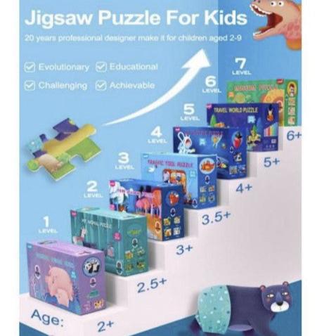 Jigsaw Puzzles for All Ages (Levels 1 to 7) - Kiddi Craze - Jigsaw Puzzles for All Ages (Levels 1 to 7)