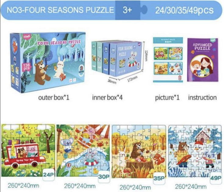 Jigsaw Puzzles for All Ages (Levels 1 to 7) - Kiddi Craze - Puzzle level 3