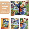 Load image into Gallery viewer, Magnetic Jigsaw Book - Kiddi Craze - Level 2 - Animal Puzzle 
