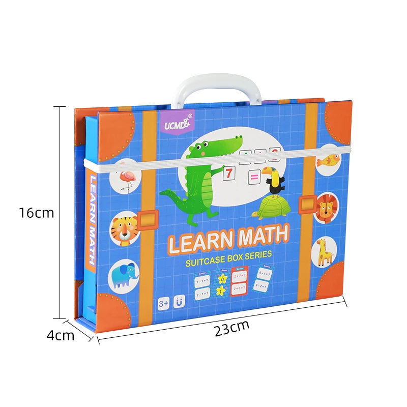 Magnetic Mini Series - Learn Math - Kiddi Craze - Dimensions of Magnetic Mini Series - Learn Math