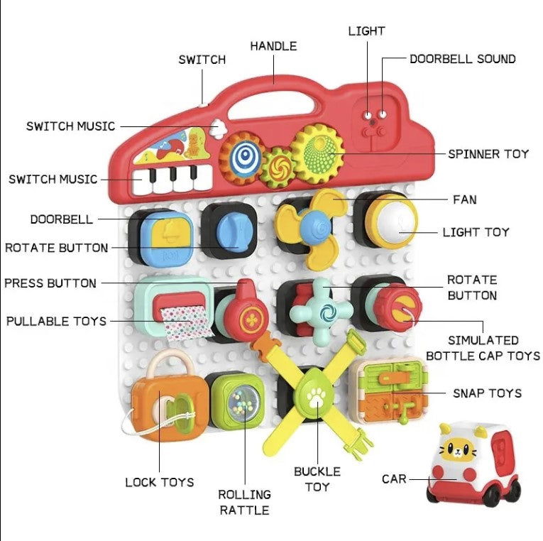 Musical Blocks Board - Kiddi Craze - Features of the Musical Blocks Board