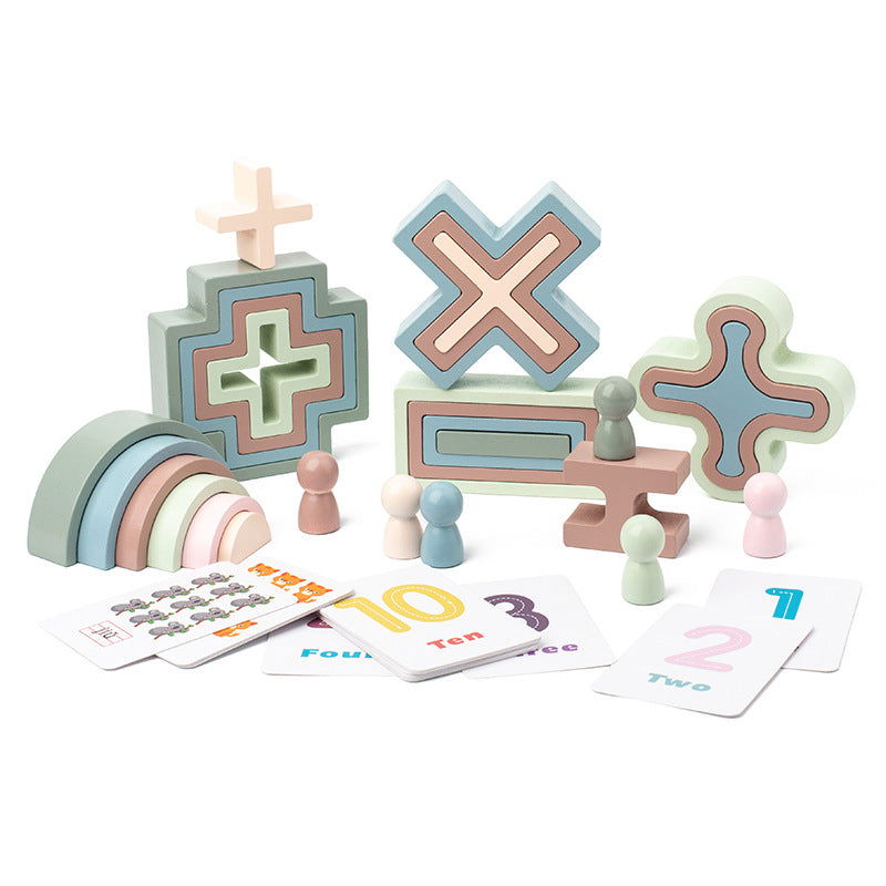 Rainbow Maths Blocks - Kiddi Craze - Rainbow Maths Blocks