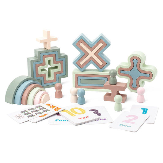 Rainbow Maths Blocks - Kiddi Craze - Rainbow Maths Blocks