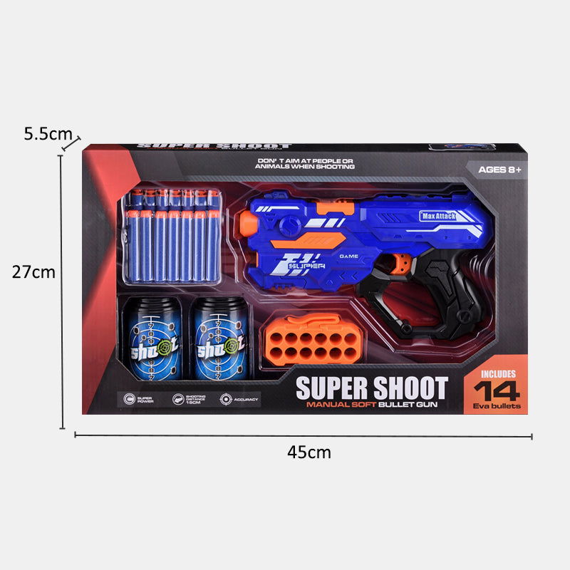 Soft Bullet Nerf Gun - Kiddi Craze - Dimension of the box