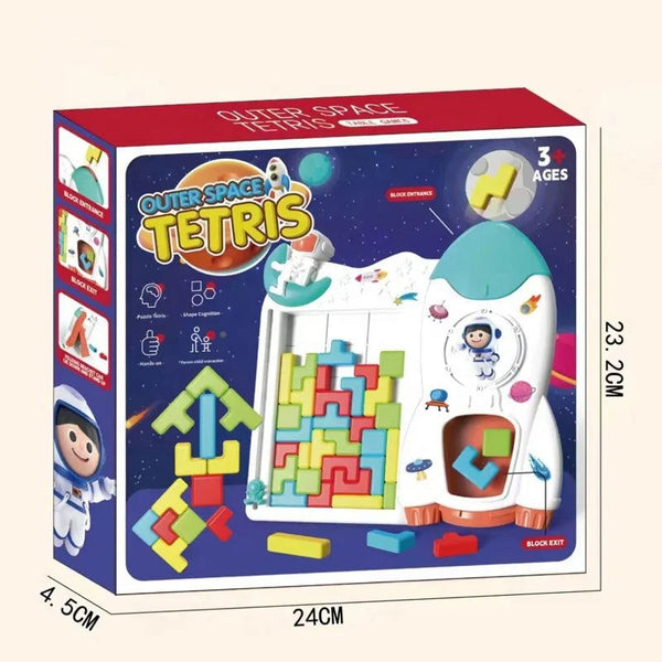 Tetris Block 3D Puzzle Blocks - Kiddi Craze - Dimensions of the Tetris Block 3D Puzzle Blocks