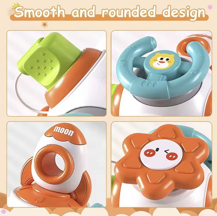 Travel-Friendly Infant Activity Toy - Kiddi Craze - Smooth and Rounded Design