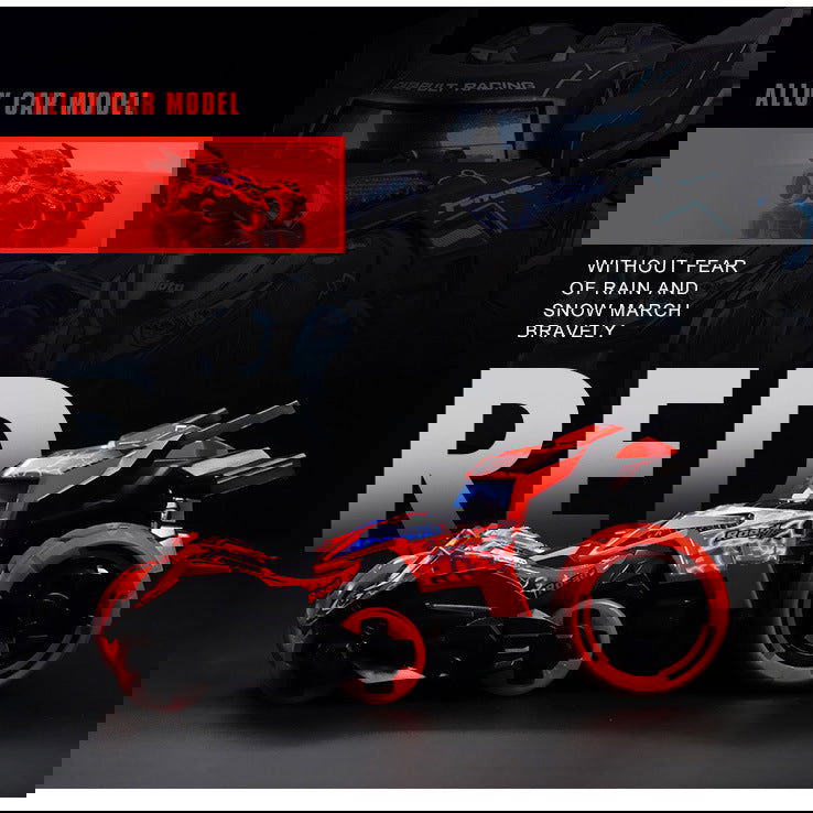 Turbo Launch Die-Cast Racing Set - Kiddi Craze - Red Car 