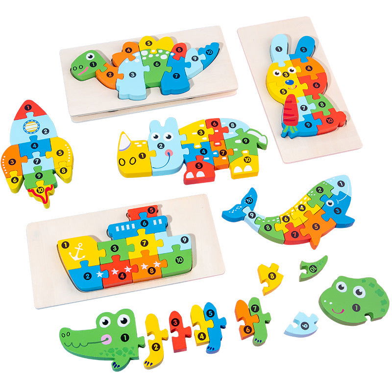 Wooden 3D Puzzle Jigsaw - Kiddi Craze - All The Wooden 3D Puzzle Jigsaw
