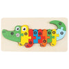 Wooden 3D Puzzle Jigsaw - Kiddi Craze - Crocodile Puzzle