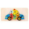 Wooden 3D Puzzle Jigsaw - Kiddi Craze - Police Car Puzzle