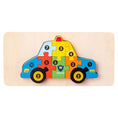 Load image into Gallery viewer, Wooden 3D Puzzle Jigsaw - Kiddi Craze - Police Car Puzzle
